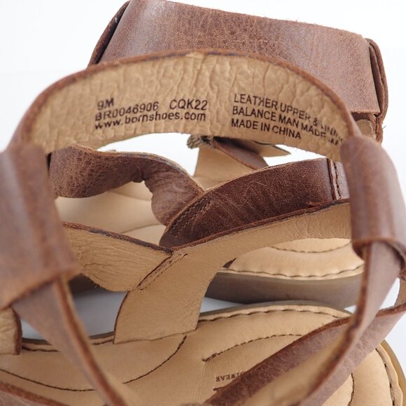 Born Gladiator Strappy Sandals Womens 9M - Picture 3 of 15
